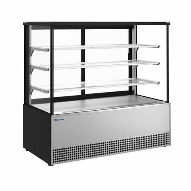 Витрина кондитерская Kayman KВК-1305М ЛЮКС КВАДРО ЧЕРНЫЙ