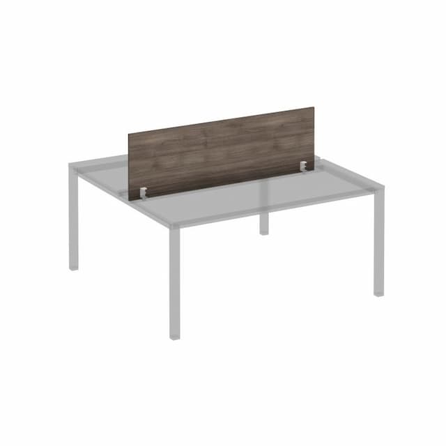 Экран с кронштейнами фронтальный для станции 160 на белом каркасе Юнитекс Комфорт КФ К.Б 848 ШТ дуб шамони темный