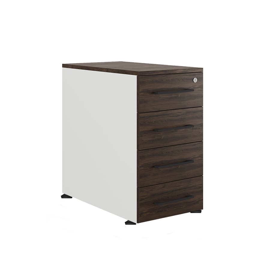 Тумба приставная Kobor TS4-40/60 white/charlston