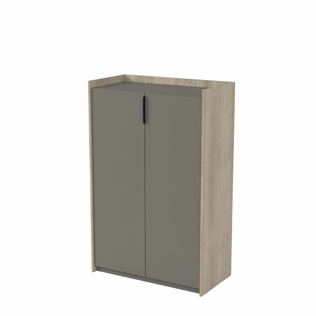 Шкаф средний Алсав MAGNETIC 15ШД.149 (900х460х1400) okwood/terra