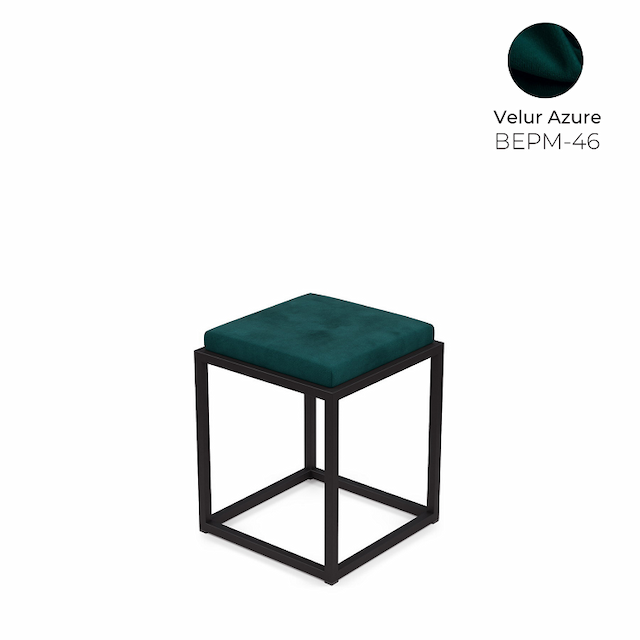 Табурет Алсав Верм-46 AL 303 Velur-Azure