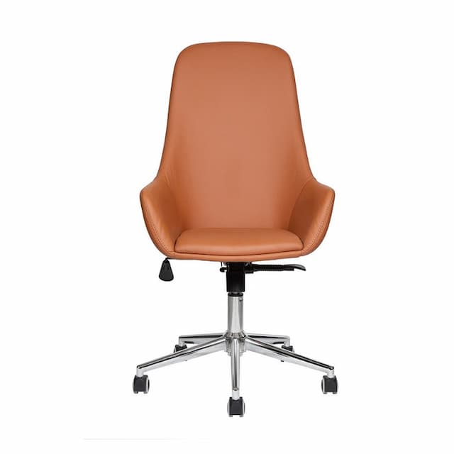 Кресло офисное Мирэй МГ-24 хром паук/высокая спинка