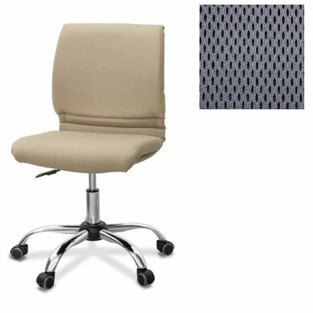 Офисное кресло для персонала Юнитекс Квадро Х2 ткань TW серая