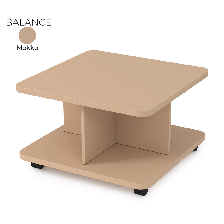 Стол журнальный квадратный Алсав 21BALANCE.001 Mokko