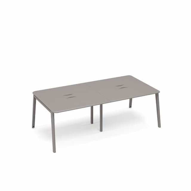 Стол для переговоров с кабель-каналом METAL Юнитекс ТМ М1 153-2 мокко премиум