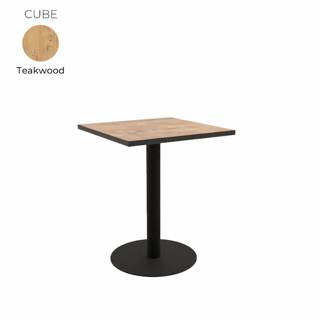 Стол обеденный квадратный Алсав 21CUBE.006 Teakwood