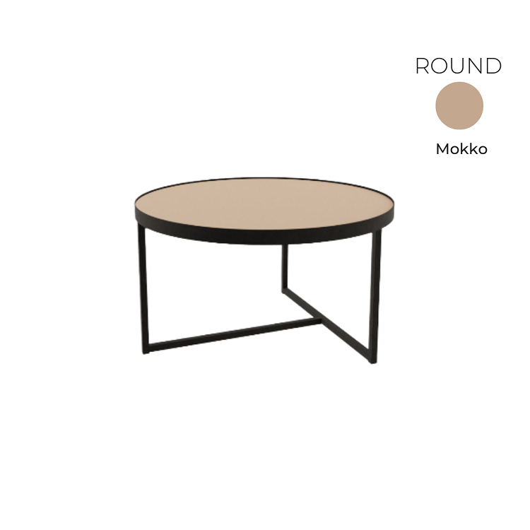 Стол журнальный круглый Алсав 21ROUND.008 Mokko